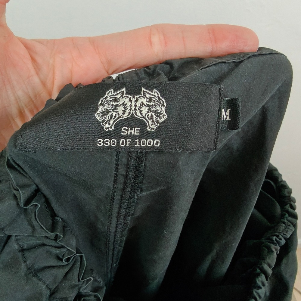 Darc Sport She She Jogger Pants Womens Medium Black Cargo Wolves Forever Street - Picture 9 of 12